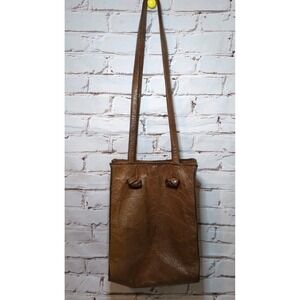 Viva Bags of California‎ Distressed Leather Handmade Bag USA Made Vintage